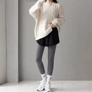 빅사이즈 405 레이어드페이크스커트 DYSR054