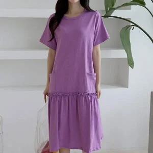 빅사이즈 508 비비드밑단캉캉원피스 DYYV089