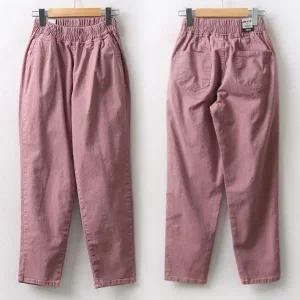 빅사이즈 508 워싱밴딩배기팬츠 DLO9403