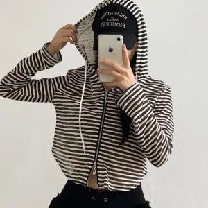 빅사이즈 507 줄무늬후드언발집업 DNOU992