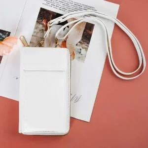 크로스백 여자 핸드폰 지갑 미니 가방 화이트