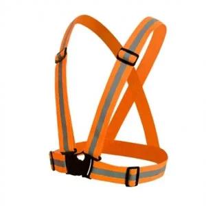 버클 야광 반사 안전조끼띠 오렌지 형광 안전벨트 야간조끼 공사장조끼 교통조끼 l 안전조끼