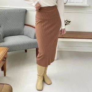빅사이즈 309 가을스판골지니트스커트 DMOP875