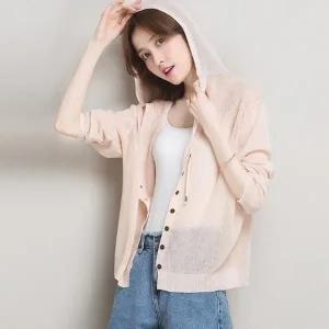 빅사이즈 308 후드니트간절기가디건 DDKJ721