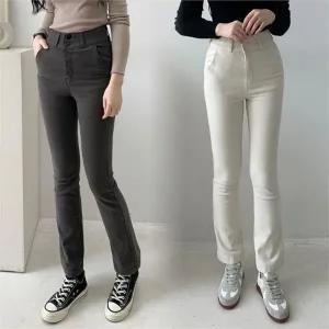 여성의류 CA 밴딩양기모부츠컷1811 C366H001 빅사이즈