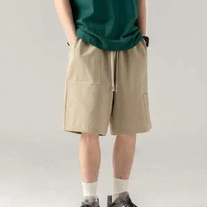 고급 원단 내구성 좋은 순면 5부 6부 카고반바지