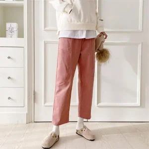 빅사이즈 211 통밴딩절개배기팬츠 DEMK583