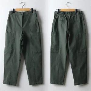 빅사이즈 210 절개코튼밴딩배기팬츠 DMDJ322