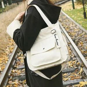 직장인토트백 캔버스쇼퍼백 여자대학생가방 숄더에 데일리백