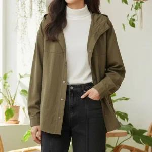 [하프클럽/]빅사이즈 511 실용적인버튼후드점퍼 DSMV597