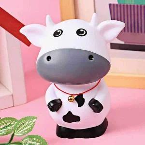 [셀러에이드]소 저금통 캐릭터 집들이 절약 장식 소품 데스크