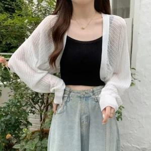 [라일리여성의류] Rly 비치가디건 볼레로 비치 여름 여리핏 해변가디건