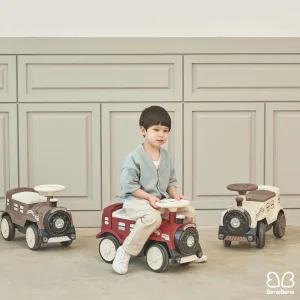 빈티지 기차 붕붕카 무소음 실내 유아 아기 붕붕카 롤링카