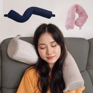 [셀러에이드]헬로제인 접히는 메모리폼 목베개 여행용 기내용 목쿠