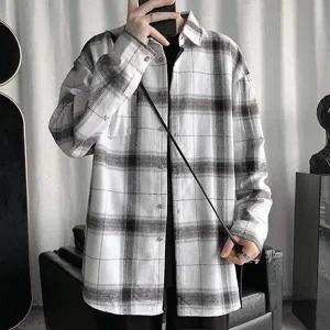 빅사이즈 남자셔츠 단가라 오버핏 신상 정장남방