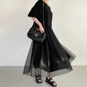 빅사이즈 404 시스루써머밴딩스커트 DRAQ855