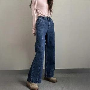 빅사이즈 303 스톤와일드데님배기팬츠 DLOP085