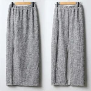 빅사이즈 211 보카시스판뒤트임스커트 DNNJ393