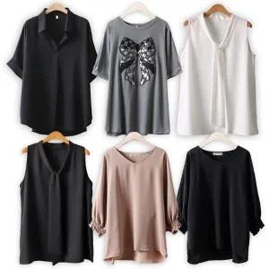 여름 옷 빅사이즈여성의류 스팽글 민소매 셔츠 나시 블라우스 중년 엄마 미시 오버핏 큰옷