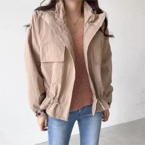 빅사이즈 303 데일리스트링숏야상점퍼 DBNP057