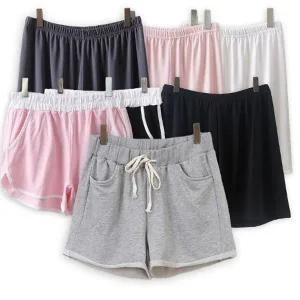 여름 옷 빅사이즈 여성 트레이닝 핫 팬츠 쿨 반바지 5부 중년 엄마 미시 오버핏 큰옷