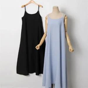 빅사이즈 208 모던끈나시롱원피스 DMOJ263