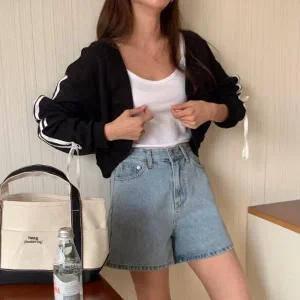 빅사이즈 403 레트로테이프라인볼레로 DDDQ795