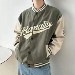 남성 봄 점퍼 자켓 야구 잠바 가벼운 과잠 봄 아우터