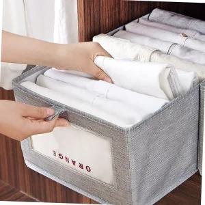 옷정리 정리함 수납 오픈형 언더베드 리빙박스 패브릭