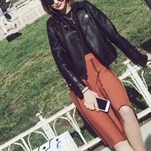 가죽자켓 숏 야상 라이더 블랙