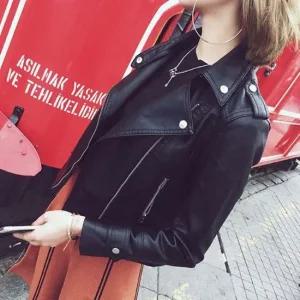 여자 데일리 가죽자켓 라이더 자켓 009