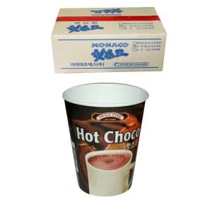 핫초코 30g x 100세트 (컵,뚜껑,빨대) 카푸치노 모카