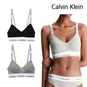 캘빈클라인 CK 여자속옷 라이틀리 라인드 브라렛 그레이/블랙 2종택1980018