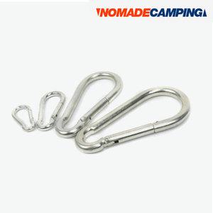 노마드 강철 비너 8cm/N-5371/다용도/스틸/카라비너/캠핑용품/등산/안전용품/텐트고리/열쇠고리