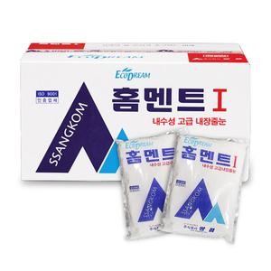 쌍곰 홈멘트1 타일시멘트 줄눈시공 2kg x 10개(1Box)백색