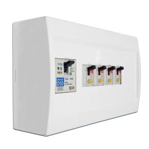 진흥전기 4회로 노출 분전함 /주택용 가정용 가설 세대 분전반 두꺼비집 배전반 배전함 콘트롤 차단기 박스