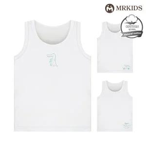 크로커 순면 남아런닝 아동나시속옷 3종세트