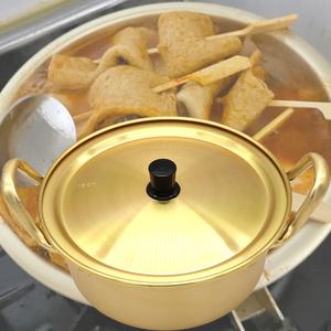 양은냄비 14 16 18 20 22 24cm 업소용 알루미늄 노란 국수 미니 스텐 양푼이 식당 편수 양수 라면 냄비