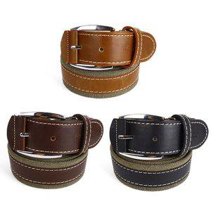 [켄코]BEF406 남성 캐주얼벨트 골프벨트 세미정장 면 청바지