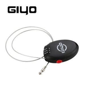 GIYO 자전거 캐리어 비밀번호키 케이블락 와이어락 열쇠 자물쇠 도난방지 잠금장치