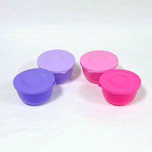 타파웨어 스몰세이버 반찬통 원형볼 저장통 4P 400ml