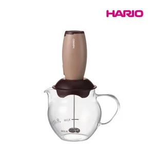 하리오 전동 우유 거품기 세트 CQT-45BR 달고나커피 만들기