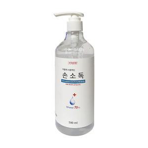 엘시엠제약 이디씨에브리데이케어 손소독제겔 500ml(에탄올70%) 1개/소독용 에탄올 손세정제 3M