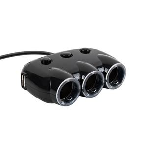 USB2포트 차량용 3구 멀티 시거잭 12V 24V 소켓 분배
