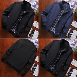젠틀 집업 자켓 2color 성인 남자 남성 중년 봄 가을 야상 코트 항공 공장 근무 작업 복 잠바 점퍼