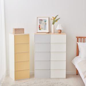 씨밀렉스 쌓아서 조합하는 래폴드 서랍장 400(L)_5단