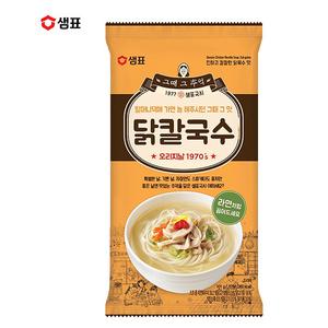 샘표 닭칼국수 101g /샘표국시 야식 간편식 간식