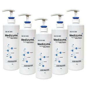 수산 메디자임 1L x5개 의료기구 복합효소 세정제