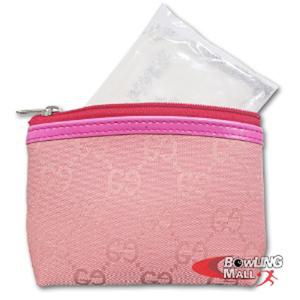 연핑크 파우치 + 로진 세트 /볼링용품/중약지 리프팅강화/송진가루/볼링필수용품