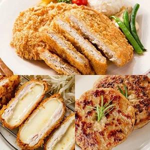 [감동]굽다 송경수셰프의 수제 세트 3호 (수제 돈까스+통치즈돈까스+함박스테이크 3set/ 총9팩)